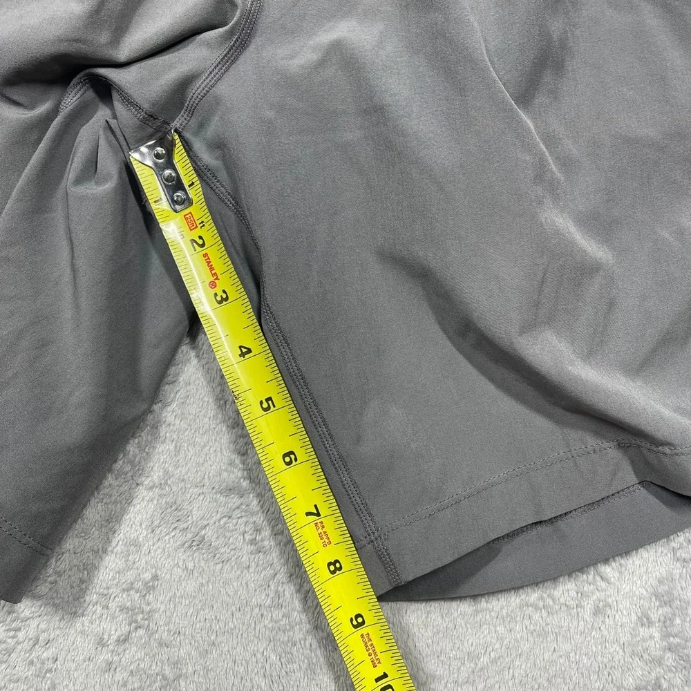 Birddogs Gym Shorts Mens XXL Gray Lined Athletic Zipper Pockets